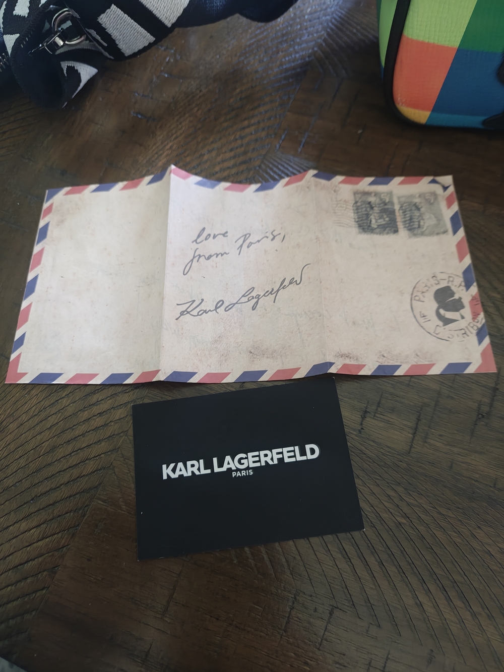 Karl Lagerfeld Multicolor Check Camera Bag with Strap - Picture 9 of 10